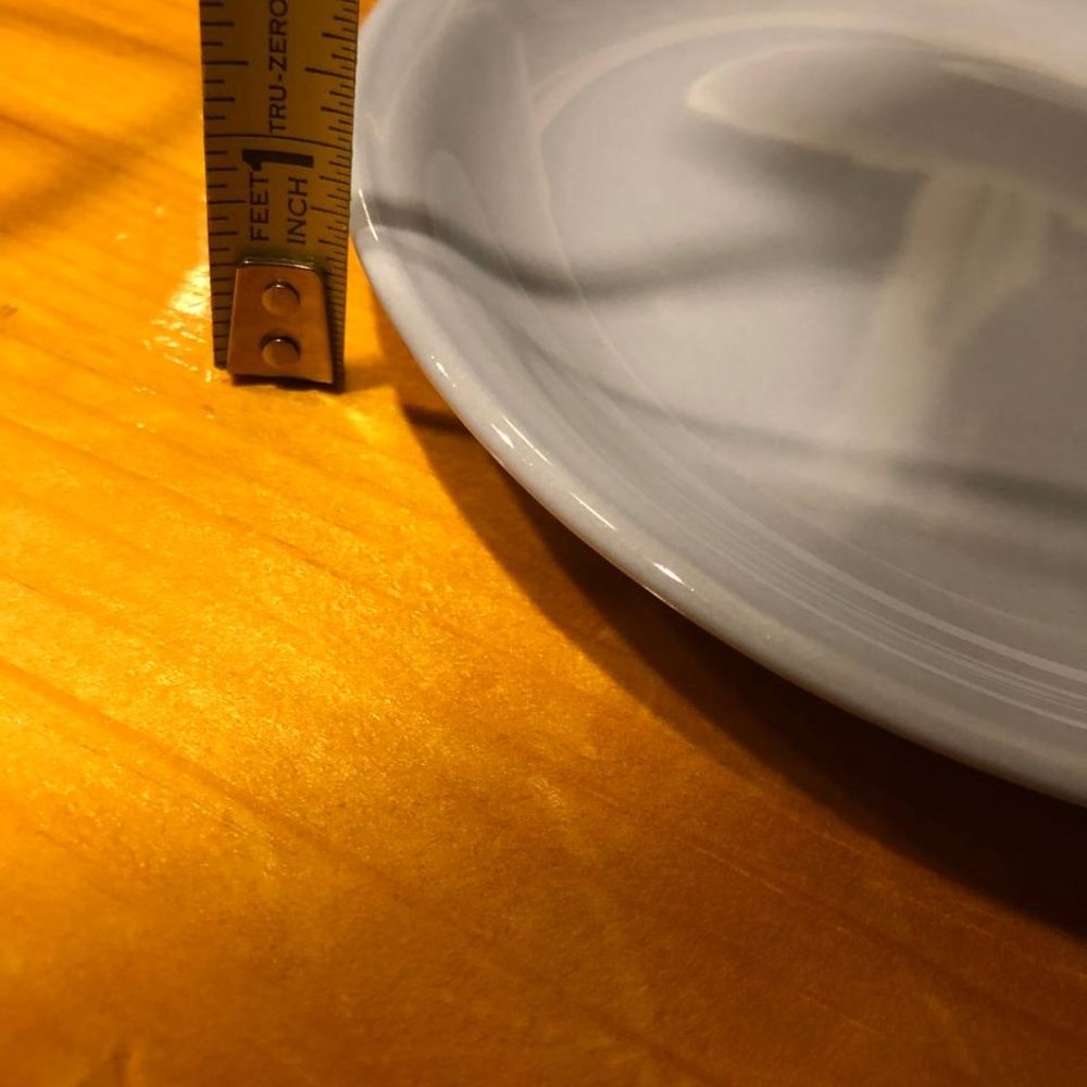 Vintage Homer Laughlin 1950 Skytone Blue Solid Bread Dessert Plate Set of 7 - Picture 3 of 7